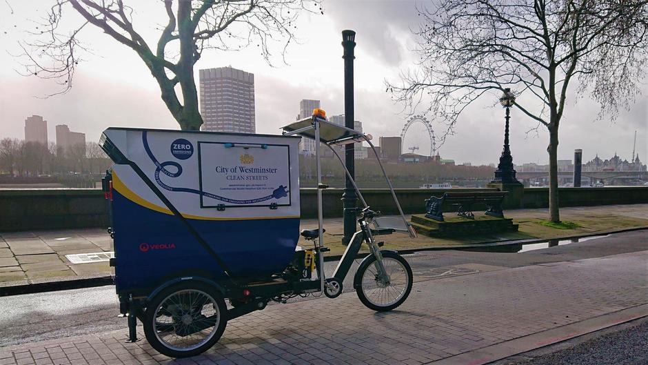 Veolia cycle shop to work